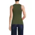 Women's Drapey Rib Fitted Tank Top, Back