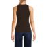 Women's Drapey Rib Fitted Tank Top, Back