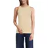 Women's Drapey Rib Fitted Tank Top, Front