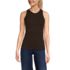 Women's Drapey Rib Fitted Tank Top, Front
