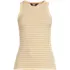 Women's Drapey Rib Fitted Tank Top, Front