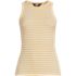 Women's Drapey Rib Fitted Tank Top, Front