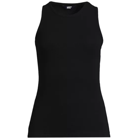 Women's Plus Size Drapey Rib Skimming Tank Top - primary