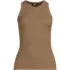 Women's Drapey Rib Fitted Tank Top, Front