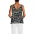 Women's Creaseless Vneck Sleeveless Top, Back