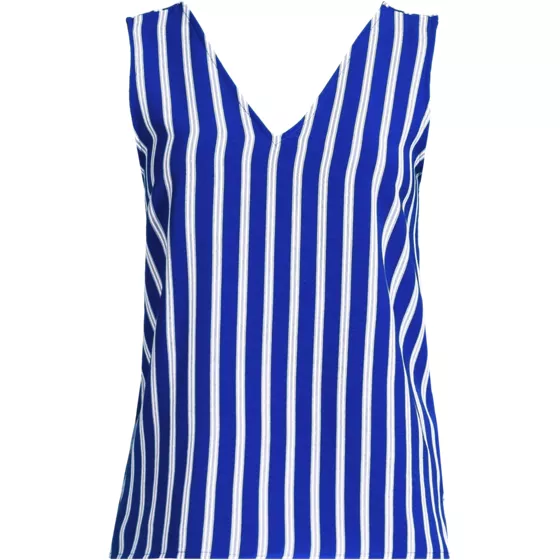 Women's Creaseless V-neck Sleeveless Top - primary