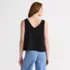 Women's Creaseless Vneck Sleeveless Top, Back