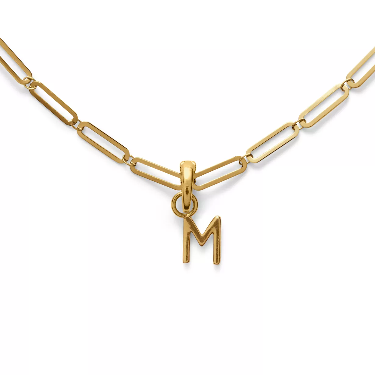 Water-Resistant Letter Charm