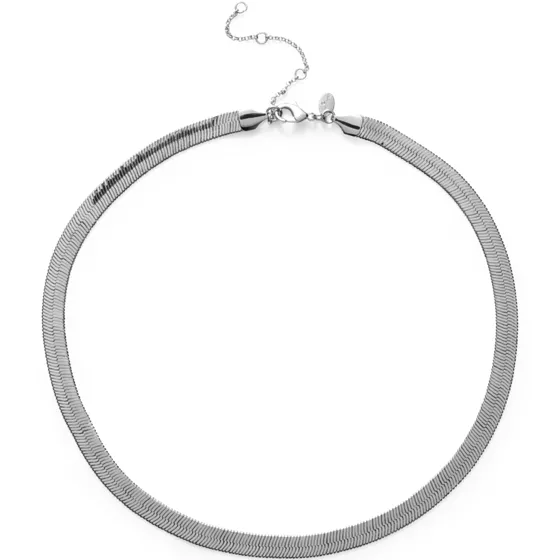 Water-Resistant Short Wide Layering Necklace - primary