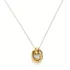 Water-Resistant Long Knot Pendant Necklace, Front