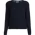 Women's Cotton Viscose Mesh Jacquard Crew Neck Sweater, Front