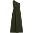 Women's Creaseless One Shoulder Midi Dress, Front