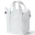 Small Solid Color 3 Pocket Zip Top Canvas Tote Bag, Front
