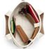 Small Natural 3 Pocket Open Top Canvas Tote Bag, alternative image