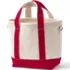 Small 3 Pocket Open Top Canvas Tote Bag, Back