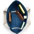 Small Solid Color 3 Pocket Open Top Canvas Tote Bag, alternative image