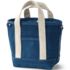 Small Solid Color 3 Pocket Open Top Canvas Tote Bag, Front