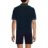 Men's Short Sleeve Cooling Zip Sweater Polo, Back