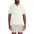 Men's Short Sleeve Cooling Zip Sweater Polo, Front