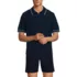 Men's Short Sleeve Cooling Zip Sweater Polo, Front