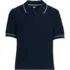 Men's Short Sleeve Cooling Zip Sweater Polo, Front