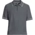 Men's Short Sleeve Cooling Zip Sweater Polo, Front