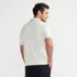 Men's Short Sleeve Cooling Zip Sweater Polo, Back