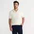 Men's Short Sleeve Cooling Zip Sweater Polo, Front