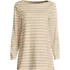 Women's Supima Cotton Adjustable 3/4 Sleeve Boatneck Tunic, alternative image