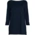 Women's Supima Cotton Adjustable 3/4 Sleeve Boatneck Tunic, Front