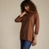 Women's Supima Cotton Adjustable 3/4 Sleeve Boatneck Tunic, alternative image