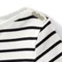 Women's Supima Cotton Elbow Sleeve Boatneck Button Shoulder Tee, alternative image