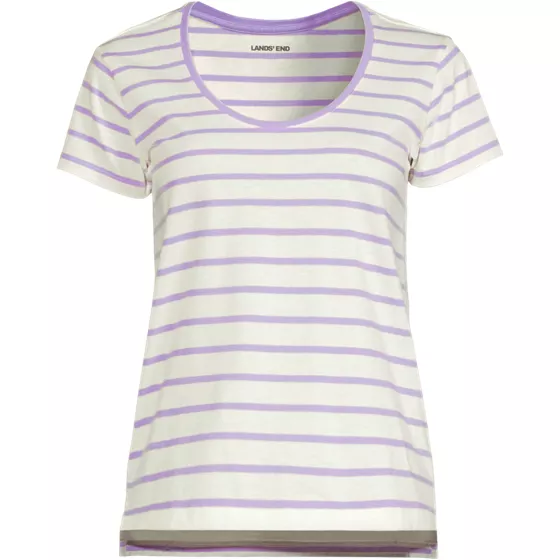 Women's Supima Cotton Short Sleeve Scoop Neck Tee - primary