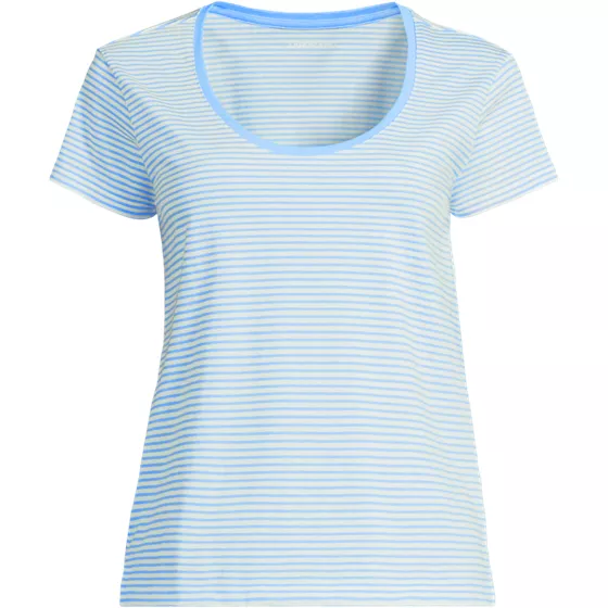 Women's Supima Cotton Short Sleeve Scoop Neck Tee - primary