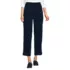 Women's Sport Knit High Rise Pleated Straight Leg Crop Pants, Front