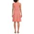 Women's Cotton Modal Boatneck Twist Dress, Back
