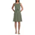 Women's Cotton Modal Boatneck Twist Dress, Front