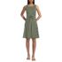 Women's Cotton Modal Boatneck Twist Dress, Front
