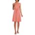 Women's Cotton Modal Boatneck Twist Dress, Front