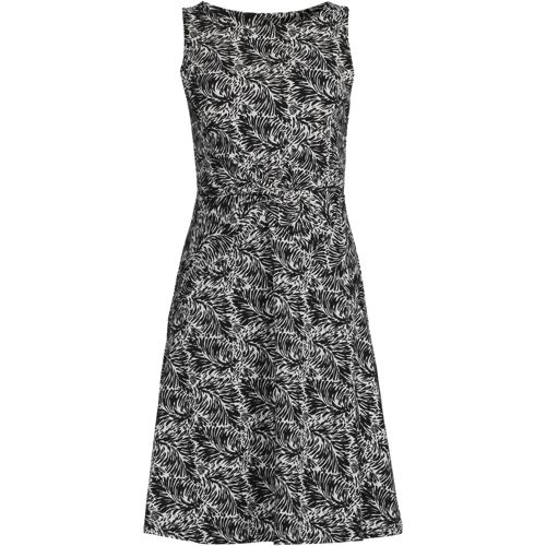 Women's Cotton Modal Boatneck Twist Dress, Front