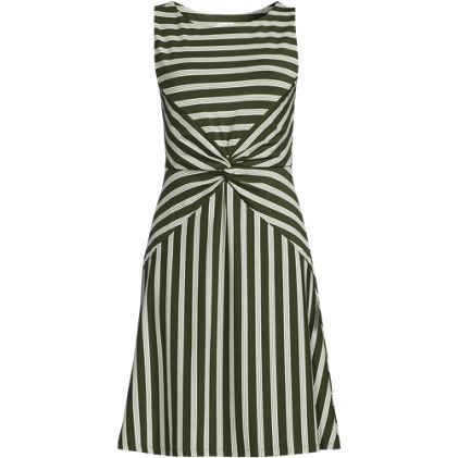 Women's Plus SizeCotton Modal Boatneck Twist Dress - primary