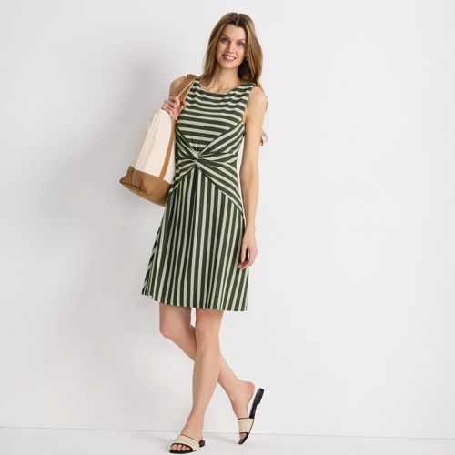 Women's Cotton Modal Boatneck Twist Dress