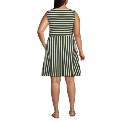 Women's Plus SizeCotton Modal Boatneck Twist Dress - image 2