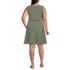 Women's Plus SizeCotton Modal Boatneck Twist Dress, Back