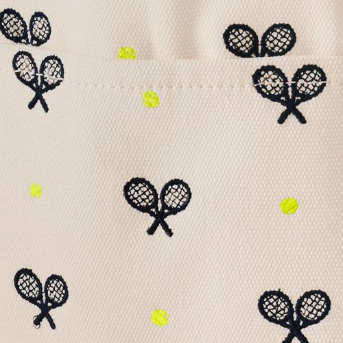Navy Tennis Racquet/Natural