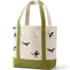 Medium Embroidered 5 Pocket Open Top Canvas Tote Bag, Front
