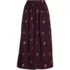 Women's Poplin Pull On Maxi Skirt, Front