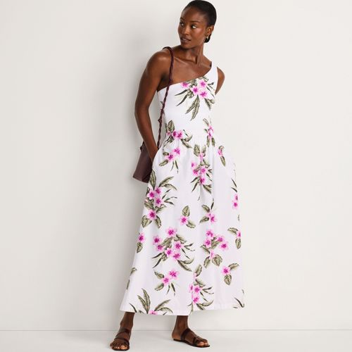 Women's Poplin Pull On Maxi Skirt
