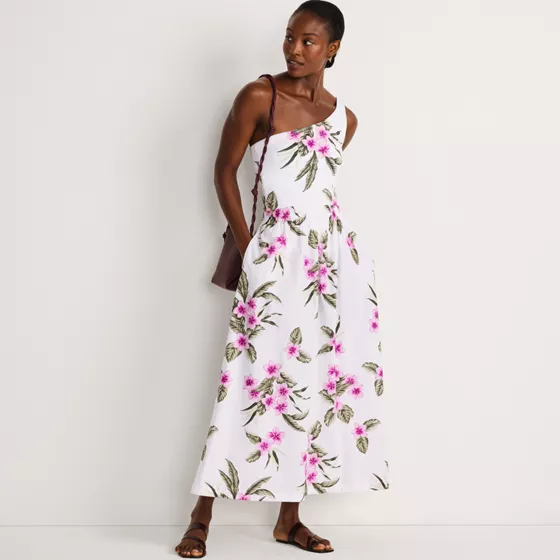 Women's Poplin Pull On Maxi Skirt - primary