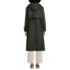 Women's Longline Waxed Coat, Back